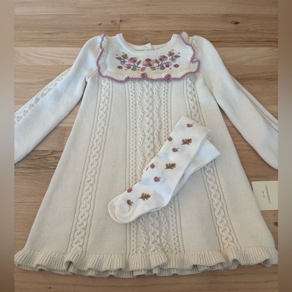 Cynthia Rowley Cream Knit Sweater Dress